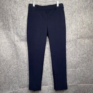 J. Crew Ruby Slim Cropped Navy Pants- Sz 2‎